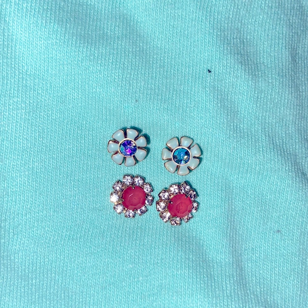 JUICY COUTURE floral stud bundle!